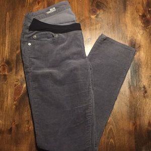 Gap Always Skinny corduroy maternity pants